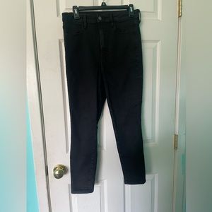 American Eagle Black Curvy Skinny Jeans